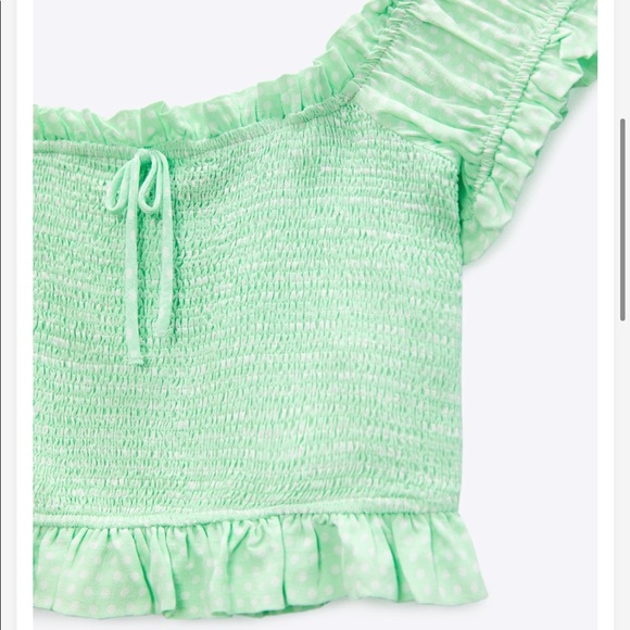 Zara dotted crop top - Picture 3 of 5